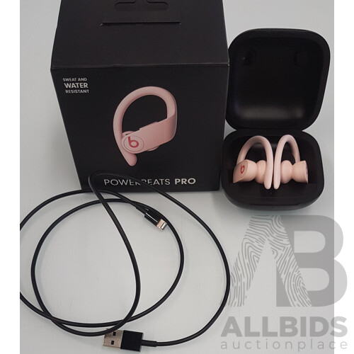 Beats Powerbeats Pro Totally Wireless Earphones (Cloud Pink) - ORP $419.00