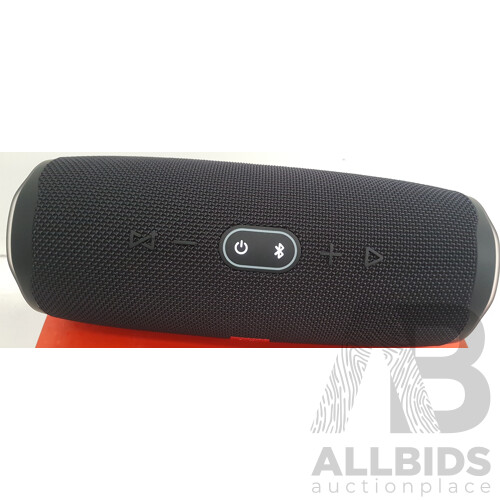 JBL Charge 4 Portable Waterproof Bluetooth Speaker (Black) - ORP $199.00