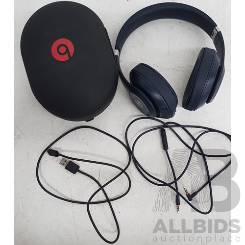 Beats Studio3 Wireless Over-Ear Headphones (Blue) - ORP $359.00