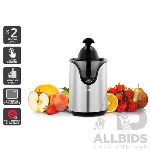 Kogan Citrus Press Juicer and 1.5L Double Walled Kettle - Lot of 2 - Total ORP $146.98