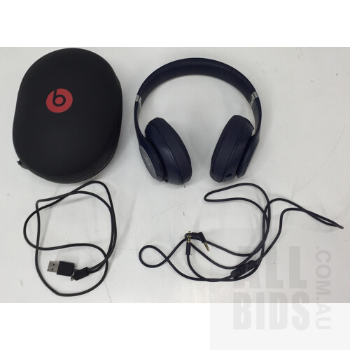 Beats Studio3 Wireless Over-Ear Headphones (Blue) - ORP $359.00