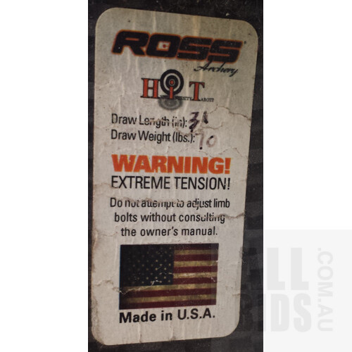 Ross Archery Compound Bow and Arrows
