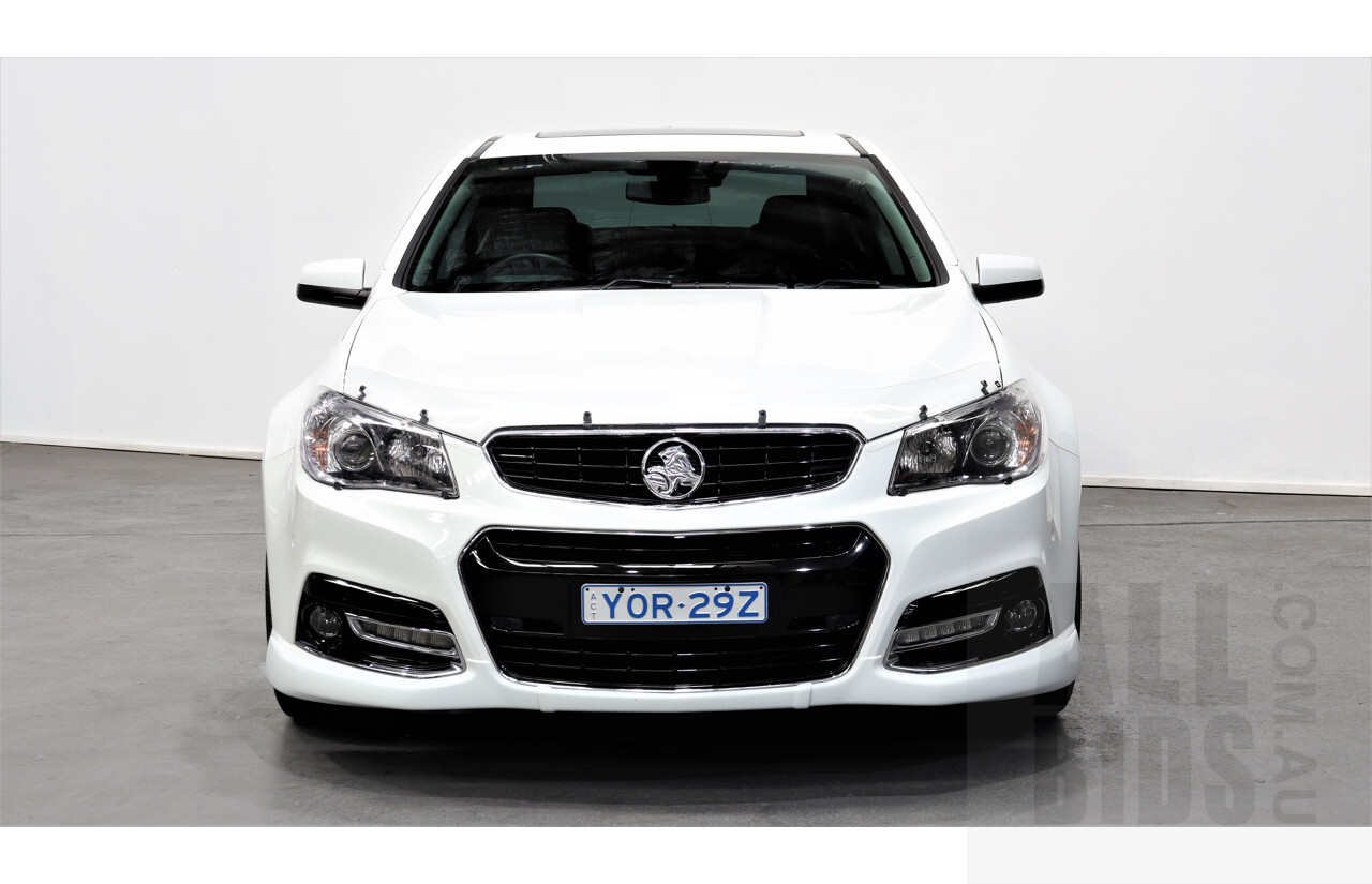 10/2014 Holden Commodore SS-V Redline VF MY15 4d Sedan White 6.0L