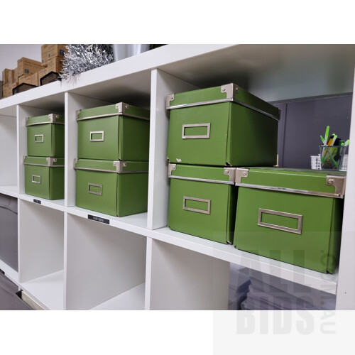 Storage Cube Unit and Ottoman