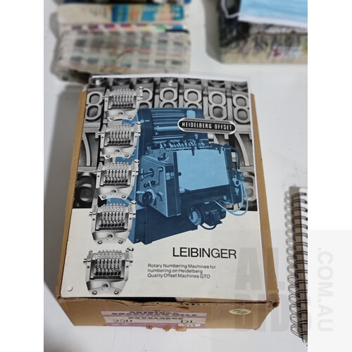 Heidelberg Printer GTO Numbering Boxes