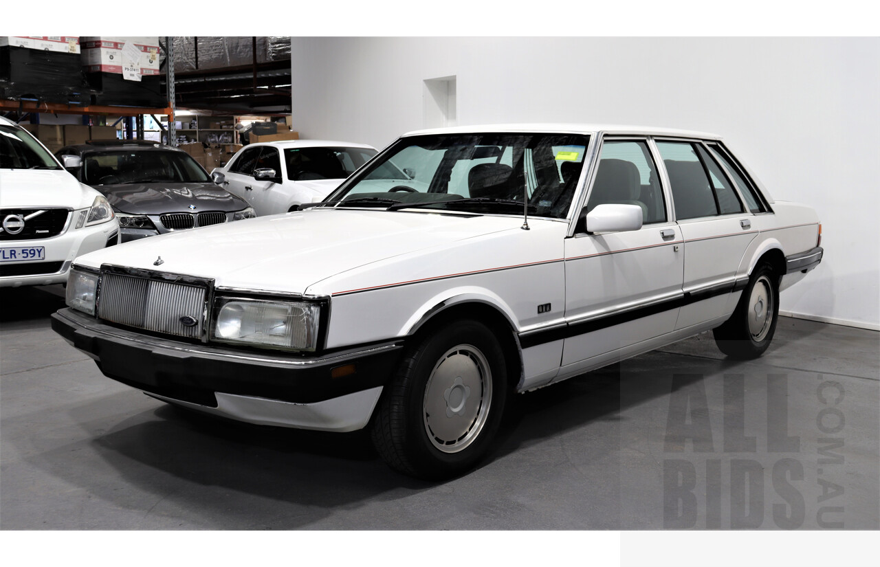 9/1987 Ford LTD FE 4d Sedan White Auto EFI 4.0L