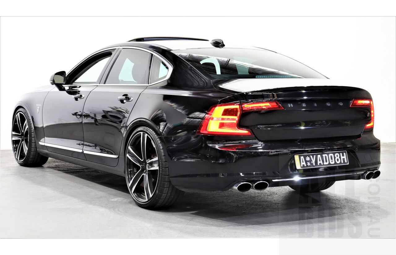 9/2016 Volvo S90 T6 Inscription R- Design AWD Heico Sportiv Concept Car 1 of 1 - MY16 4d Sedan Black 2.0L Turbocharged and Supercharged