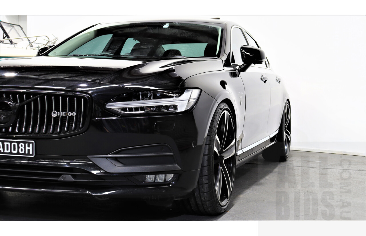 9/2016 Volvo S90 T6 Inscription R- Design AWD Heico Sportiv Concept Car 1 of 1 - MY16 4d Sedan Black 2.0L Turbocharged and Supercharged