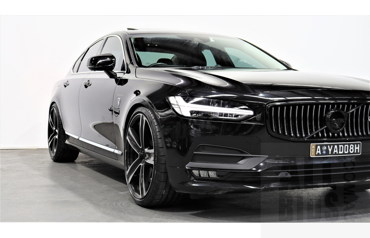 9/2016 Volvo S90 T6 Inscription R- Design AWD Heico Sportiv Concept Car 1 of 1 - MY16 4d Sedan Black 2.0L Turbocharged and Supercharged