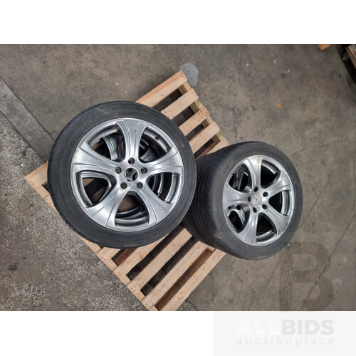 Set of 4 Alloy Wheels With Tyres - Ford - 17