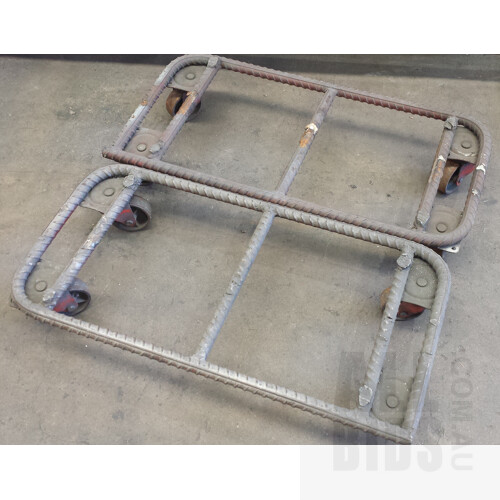 Custom Built Metal Dolly's - Lot of Two