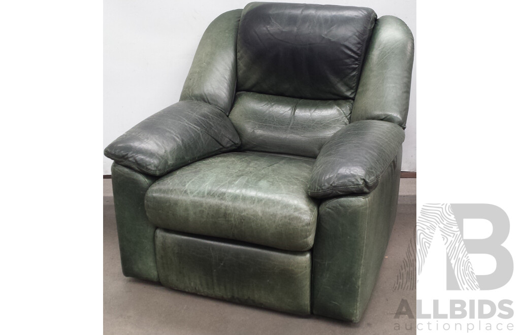 Wayne Davis Leather Recliner Armchair