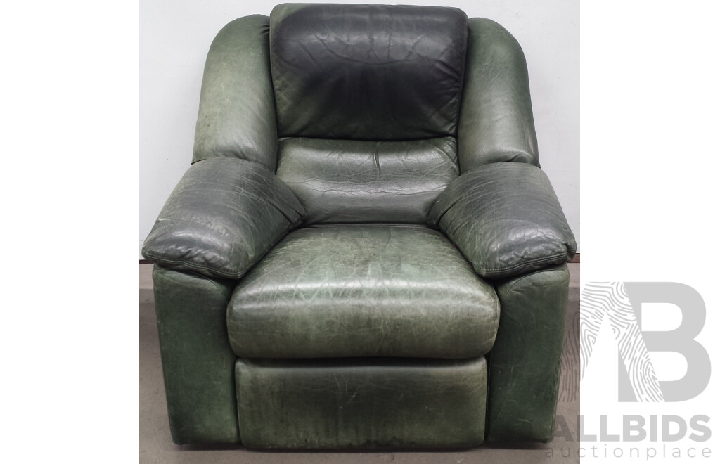 Wayne Davis Leather Recliner Armchair