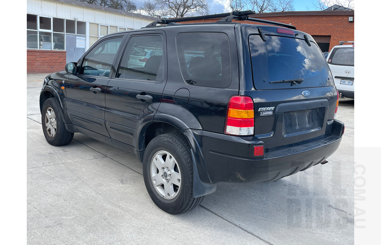 5/2004 Ford Escape Limited ZA 4d Wagon Black 3.0L