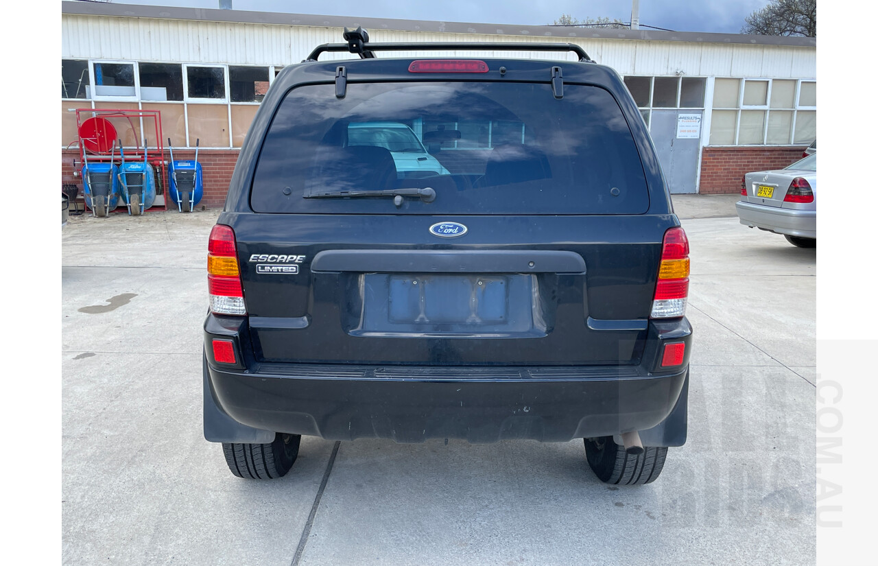 5/2004 Ford Escape Limited ZA 4d Wagon Black 3.0L