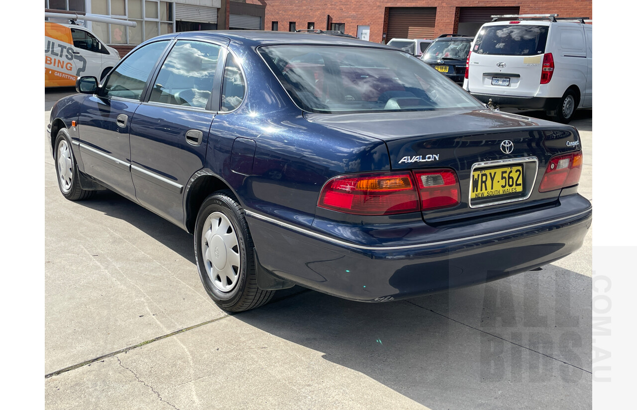 7/2000 Toyota Avalon Conquest MCX10R 4d Sedan Blue 3.0L