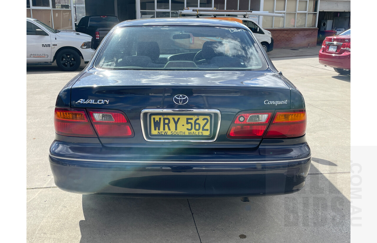 7/2000 Toyota Avalon Conquest MCX10R 4d Sedan Blue 3.0L