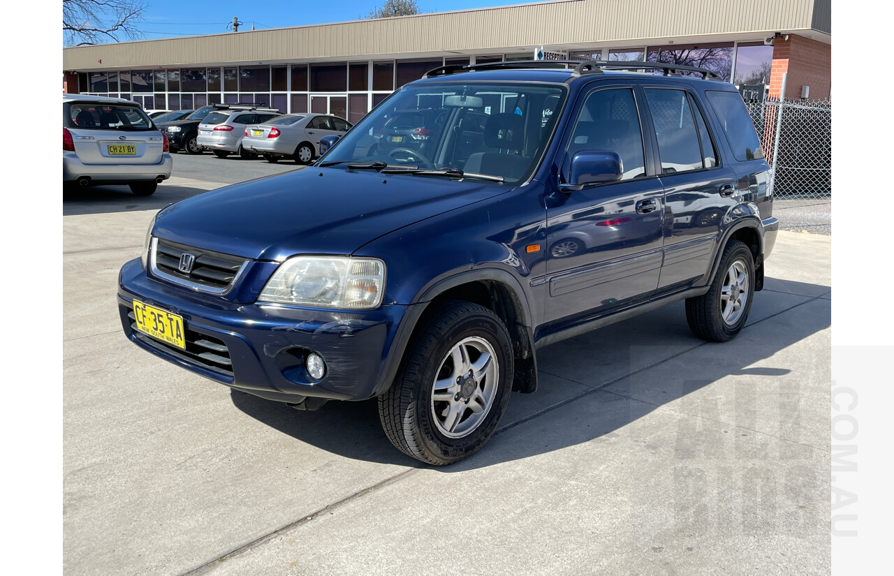 8/2000 Honda CRV (4x4) 4d Wagon Blue 2.0L