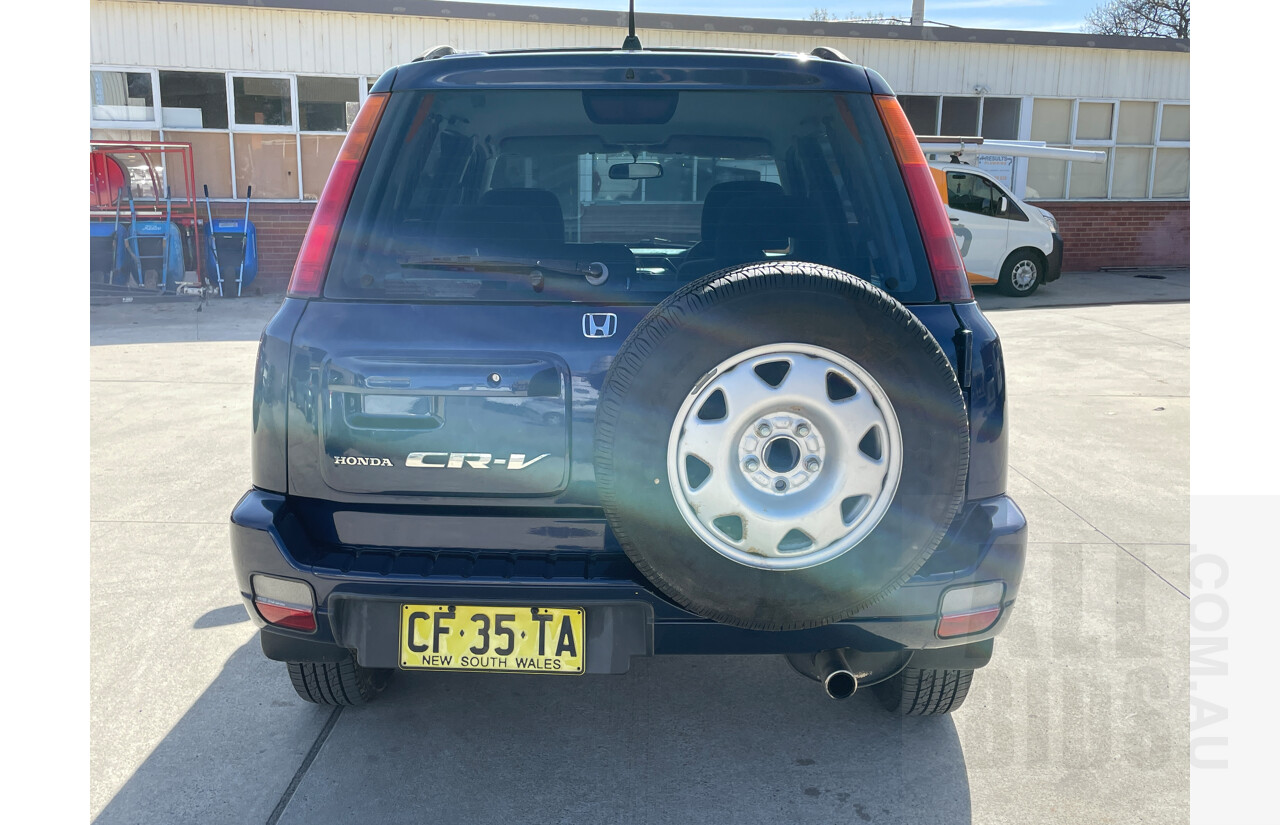 8/2000 Honda CRV (4x4) 4d Wagon Blue 2.0L