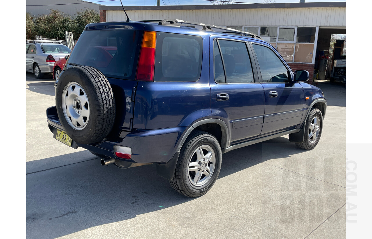 8/2000 Honda CRV (4x4) 4d Wagon Blue 2.0L