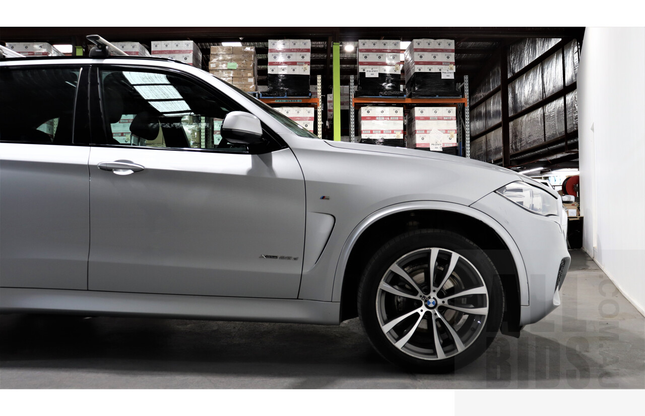 6/2015 BMW X5 Xdrive 25d F15 MY15 4d Wagon Silver 2.0L
