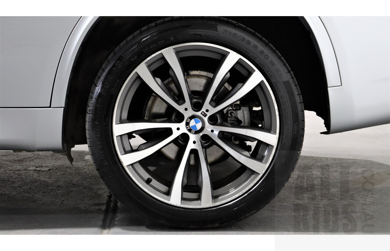 6/2015 BMW X5 Xdrive 25d F15 MY15 4d Wagon Silver 2.0L