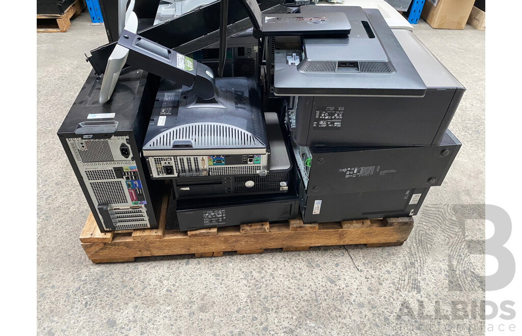 Pallet Lot of Assorted Deskops & Monitors (HP/Dell)