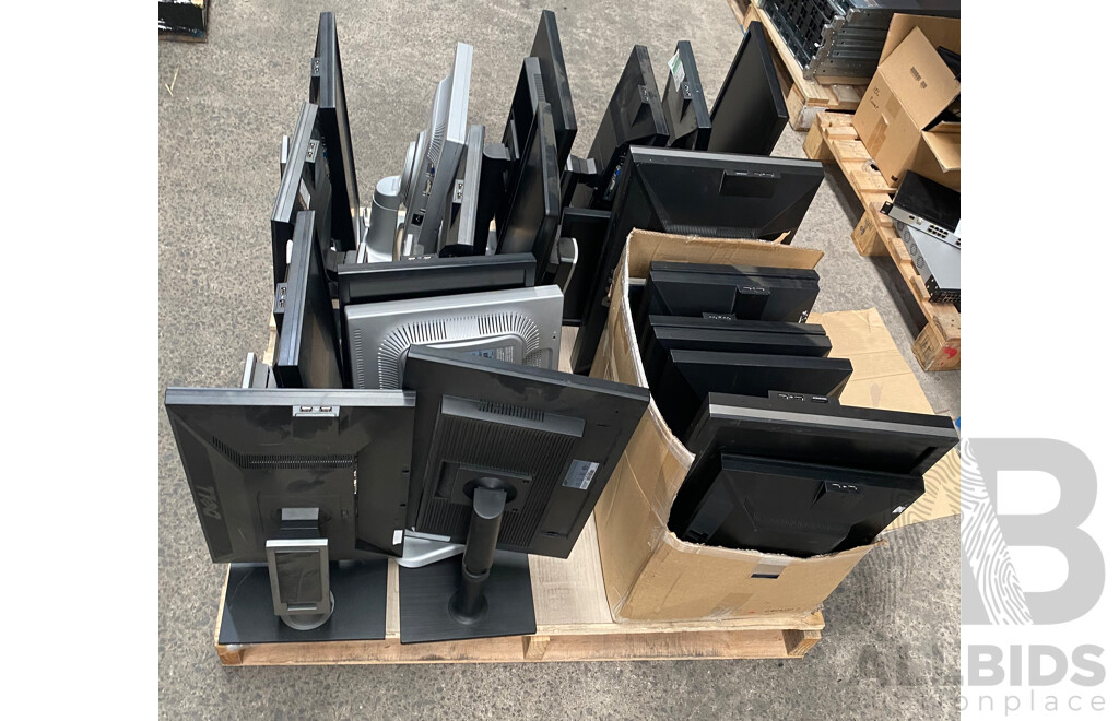 Pallet Lot of Assorted Monitors