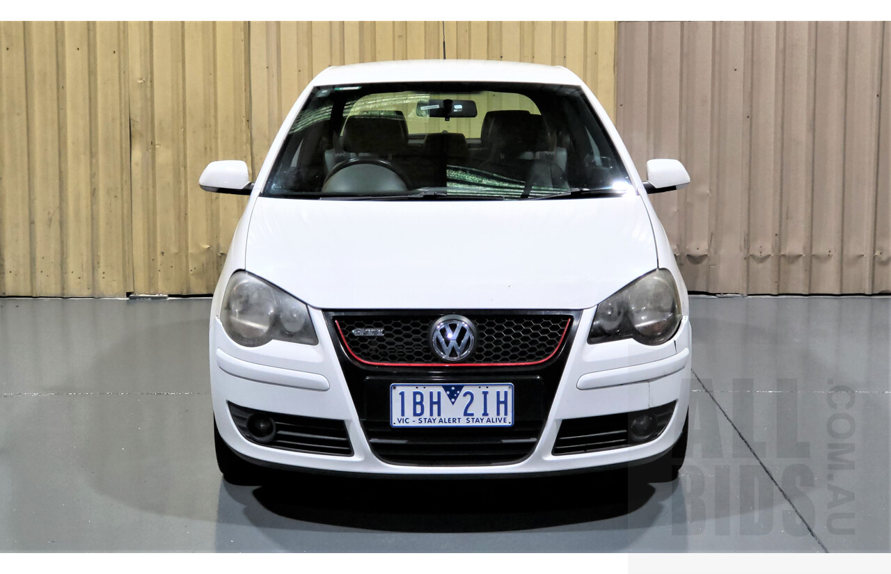 4/2006 Volkswagen Polo GTI 9N 3d Hatchback White 1.8L Turbo