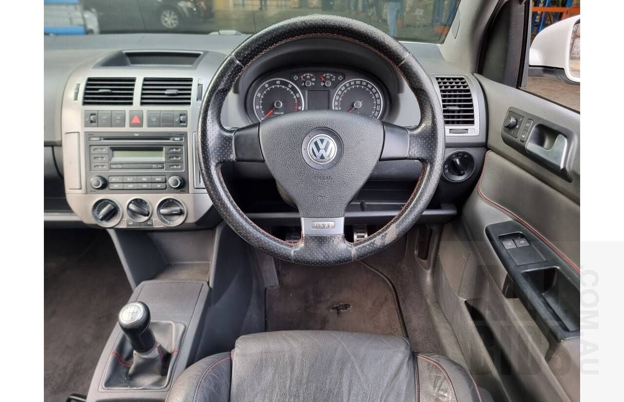 4/2006 Volkswagen Polo GTI 9N 3d Hatchback White 1.8L Turbo