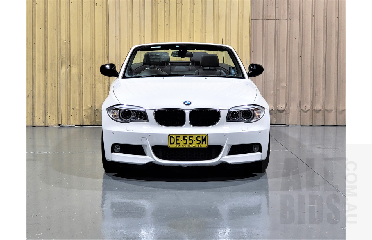 1/2014 BMW 120i E87 MY13 UPDATE 2d Convertible White 2.0L