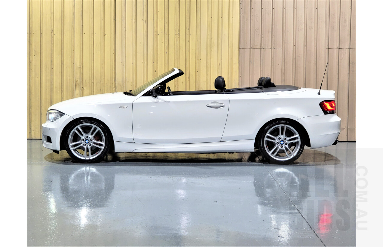 1/2014 BMW 120i E87 MY13 UPDATE 2d Convertible White 2.0L