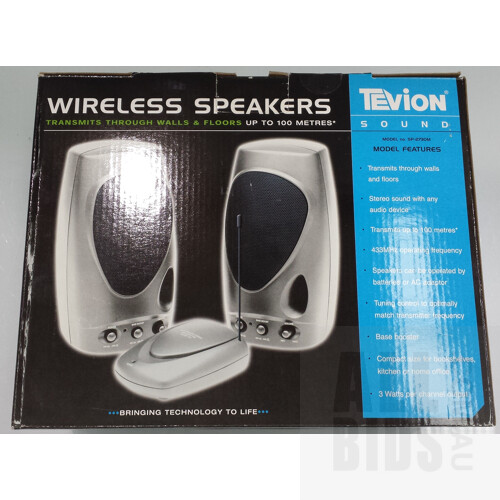 New (opened) TEVION Wireless Speaker System