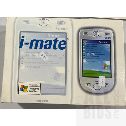 I-Mate Pocket PC Phone, Cabletron Systems Desktop Network Interface Card and 160 Lumen Motion Activated Security Light - All in Original Boxes