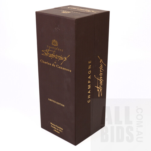 Boxed Limited Edition Stradivarius Charles De Cazanove Champagne, 2009, 750ml