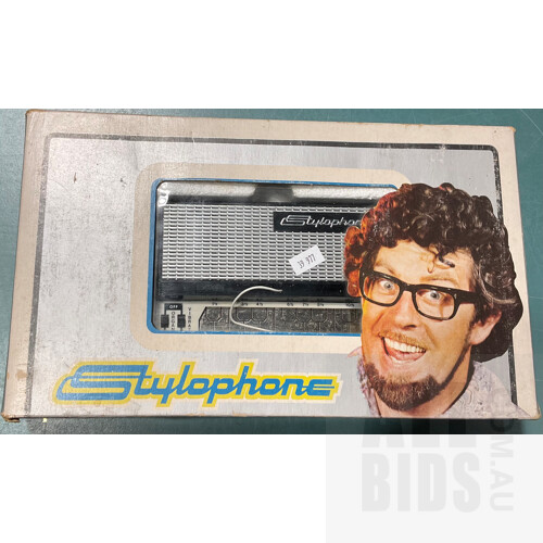 Vintage Rolf Harris Stylophone Electronic Organ Made by Dubreq Ltd London in Original Box and Including Manual and Demo Record