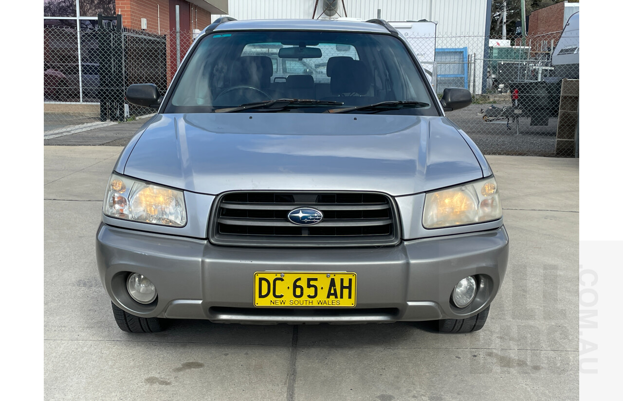 10/2002 Subaru Forester XS MY03 4d Wagon Silver 2.5L