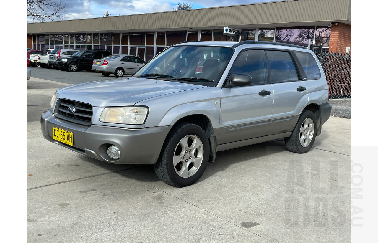 10/2002 Subaru Forester XS MY03 4d Wagon Silver 2.5L