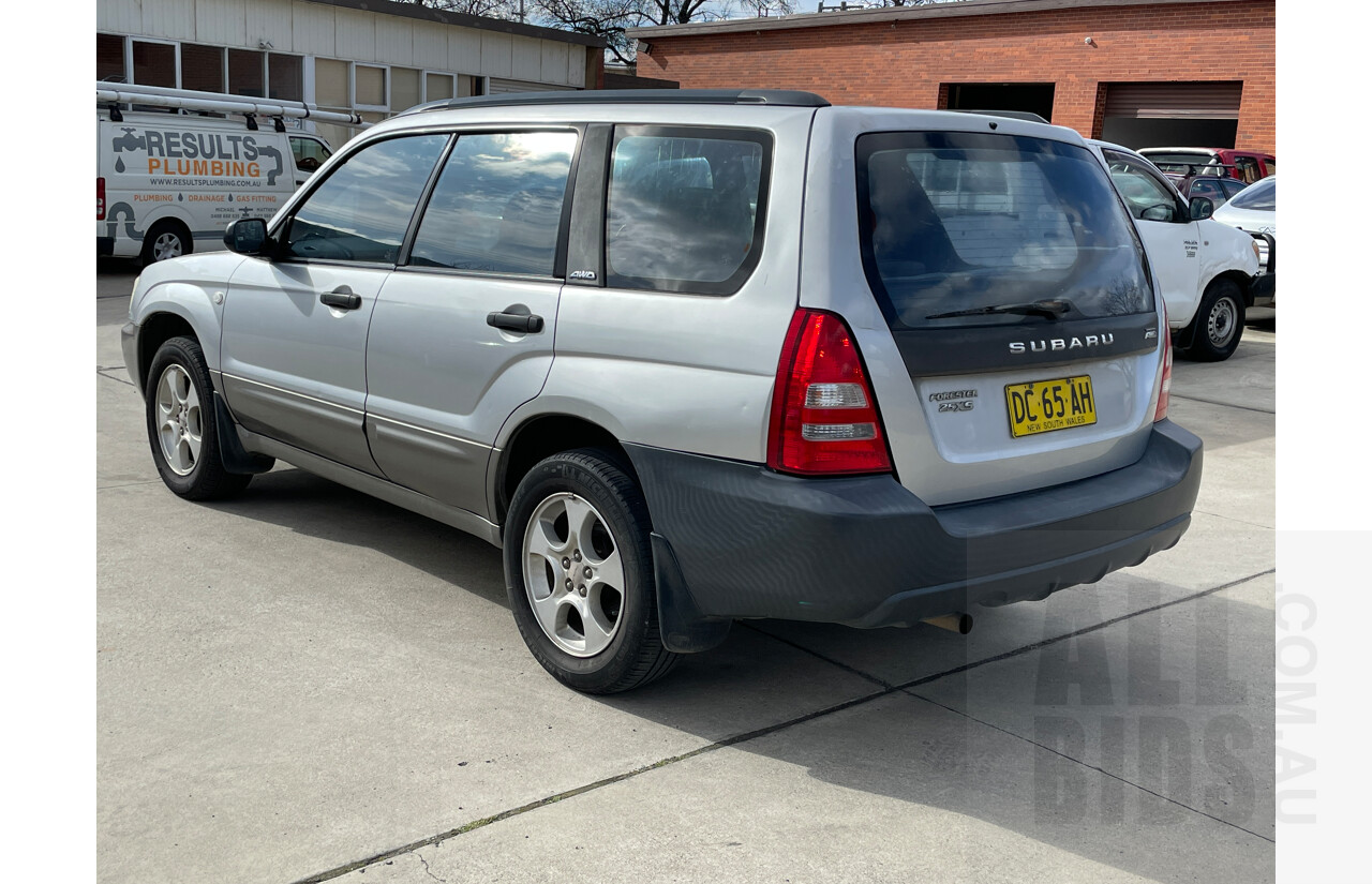 10/2002 Subaru Forester XS MY03 4d Wagon Silver 2.5L