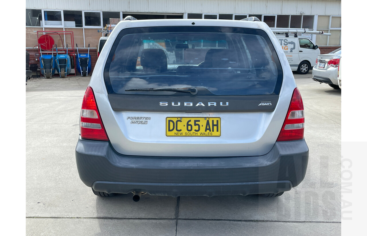 10/2002 Subaru Forester XS MY03 4d Wagon Silver 2.5L