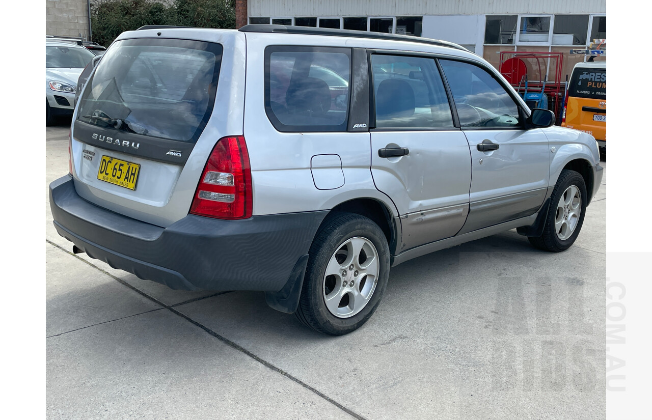 10/2002 Subaru Forester XS MY03 4d Wagon Silver 2.5L