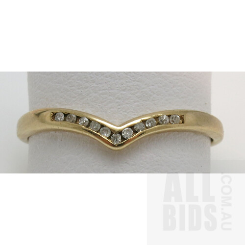 9ct Gold Diamond Ring