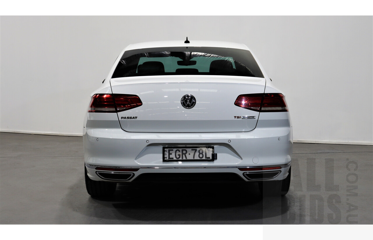 4/2016 Volkswagen Passat 118 TSI R-line 3C MY15 4d Sedan White 1.8L