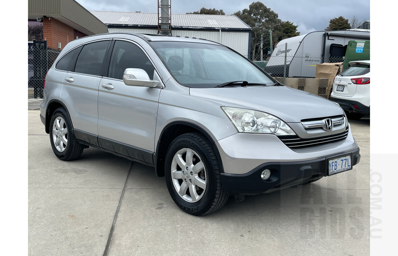 9/2007 Honda CRV (4x4) Luxury MY07 4d Wagon Silver 2.4L