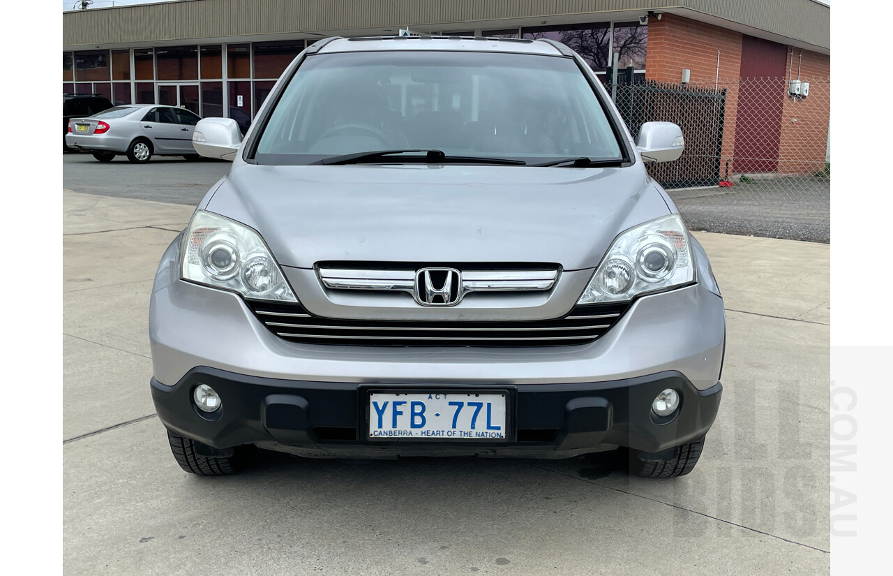 9/2007 Honda CRV (4x4) Luxury MY07 4d Wagon Silver 2.4L