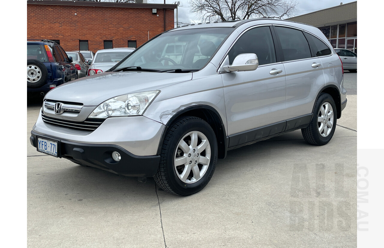 9/2007 Honda CRV (4x4) Luxury MY07 4d Wagon Silver 2.4L