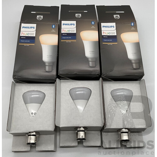 Philips (9290018217) Hue Warm White B22 Bluetooth Bulb & Cygnett Iphone 12/12 Pro Screen Potector - Qty. X4 - RRP$104.85