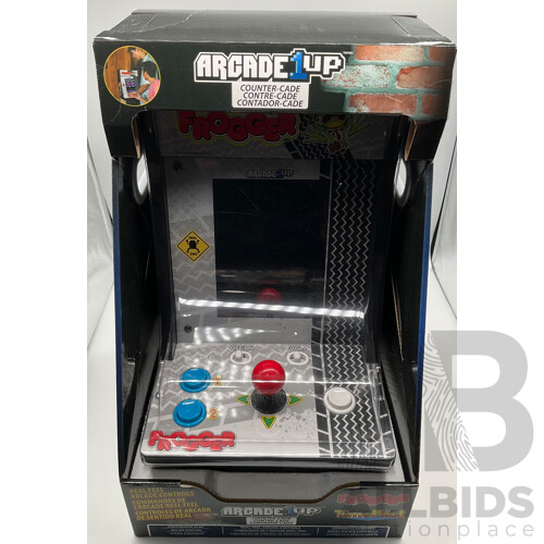 Arcade1Up (FRO-C-08182-XX) Frogger Counter-Cade Console Arcade Cabinet - ORP $299