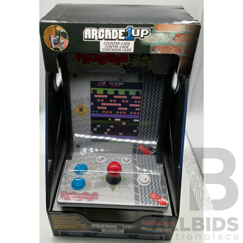 Arcade1Up (FRO-C-08182-XX) Frogger Counter-Cade Console Arcade Cabinet - ORP $299