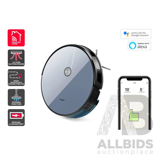 Kogan (KAVACRBG50A) SmarterHome™ G50 Robot Vacuum Cleaner and Mop (Graphite) - ORP $289